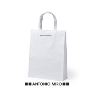 Bolsa fibra de papel cosida