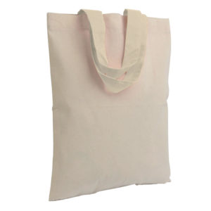 Bolsa de algodón tamaño mini asas cortas 135 grs 7116123 - Imagen 5