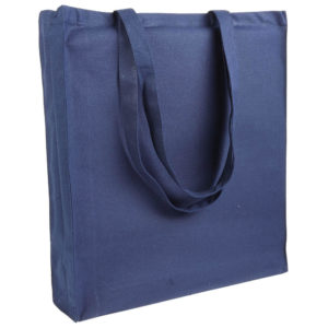 Bolsa de algodón 220 grs con fuelle  7107125 - Imagen 9