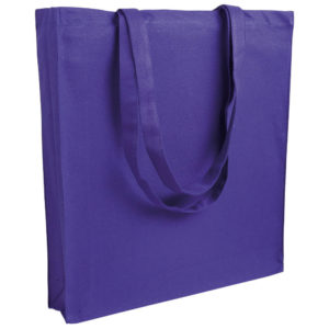 Bolsa de algodón 220 grs con fuelle  7107125 - Imagen 11