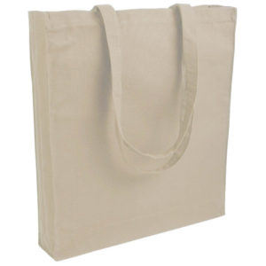 Bolsa de algodón 220 grs con fuelle  7107125 - Imagen 8