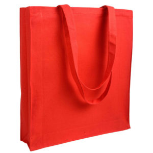 Bolsa de algodón 220 grs con fuelle  7107125 - Imagen 6
