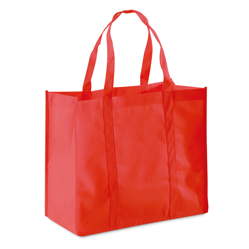 Bolsa con amplio fuelle en tejido non woven  40x34x20 cm 7392843