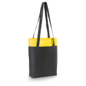 Bolsa en tejido non woven, bolsillo frontal asas largas 7392881 - Imagen 4