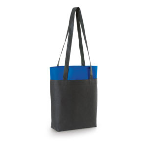 Bolsa en tejido non woven, bolsillo frontal asas largas 7392881 - Imagen 3