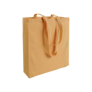 Bolsa de algodón reciclado con fuelle y asas largas  Medida 38 X 42 X 8 CM Ref 7117153 - Imagen 5