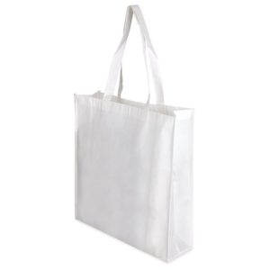 Bolsa en tejido laminado de 95 grs con asas largas 72172 - Imagen 8