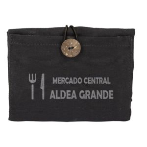 Bolsa plegable de algodón con doble asa larga 240 grs 72407 color Negro - Imagen 3