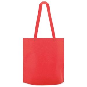 Bolsa tejido sin tejer con fuelle en base de 80 grs asas largas 72486 - Imagen 3