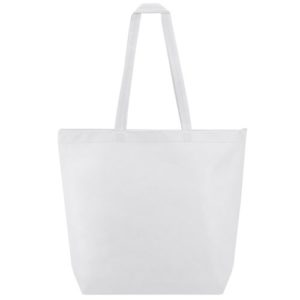 Bolsa con cierre cremallera doble asa larga y base- 40x49x13 cm.72487 - Imagen 12