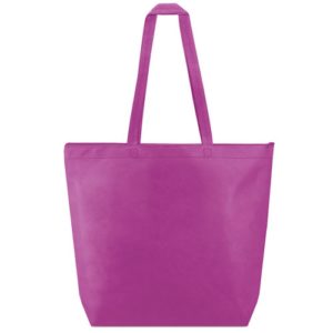 Bolsa con cierre cremallera doble asa larga y base- 40x49x13 cm.72487 - Imagen 8