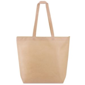 Bolsa con cierre cremallera doble asa larga y base- 40x49x13 cm.72487 - Imagen 6
