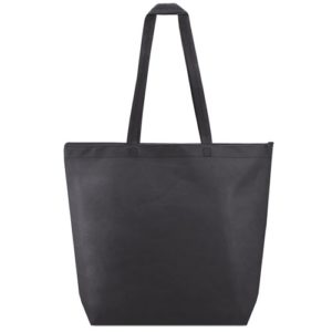 Bolsa con cierre cremallera doble asa larga y base- 40x49x13 cm.72487 - Imagen 5