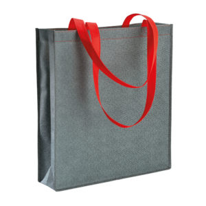Bolsa con fuelle estampada con efecto jeans. 38 X 42 X 10 CM Ref 7719149 - Imagen 4