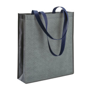Bolsa con fuelle estampada con efecto jeans. 38 X 42 X 10 CM Ref 7719149 - Imagen 3